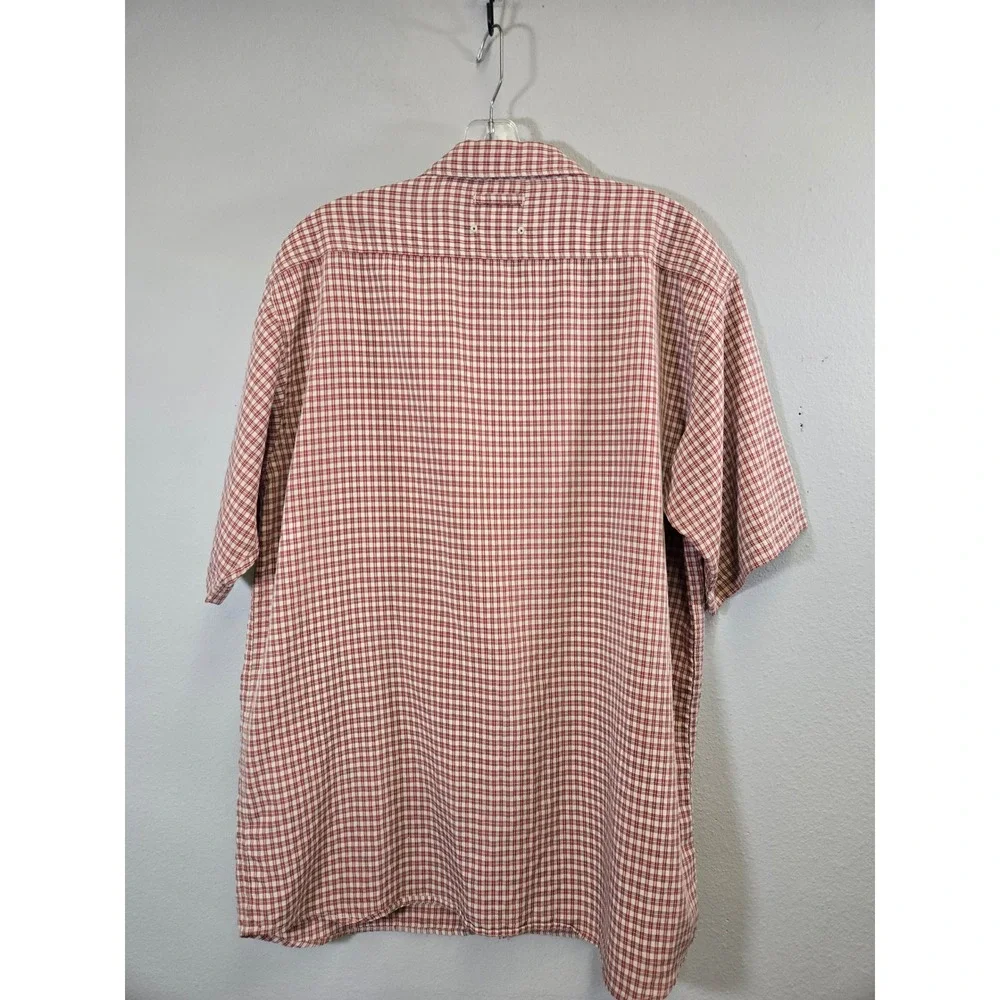 The North Face Plaid Hiking Outdoorsy Gorpcore Button Up Shirt Large